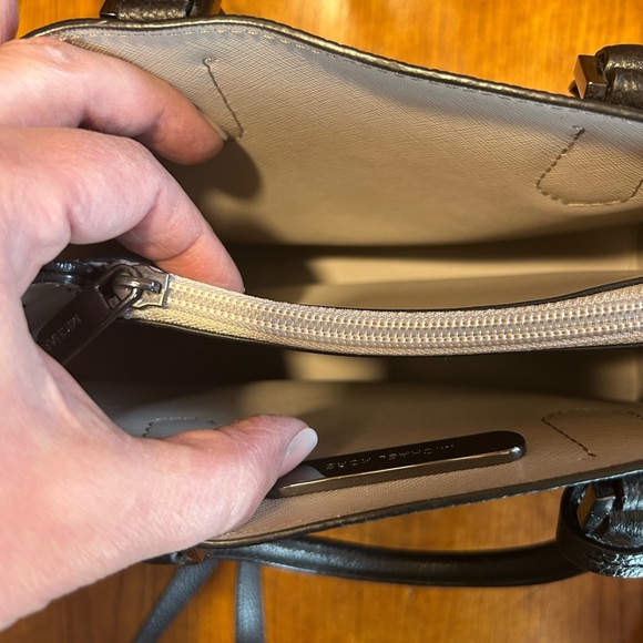 Michael Kors Black Adele Crossbody Bag with Silver Hardware EUC!! - Picture 12 of 16